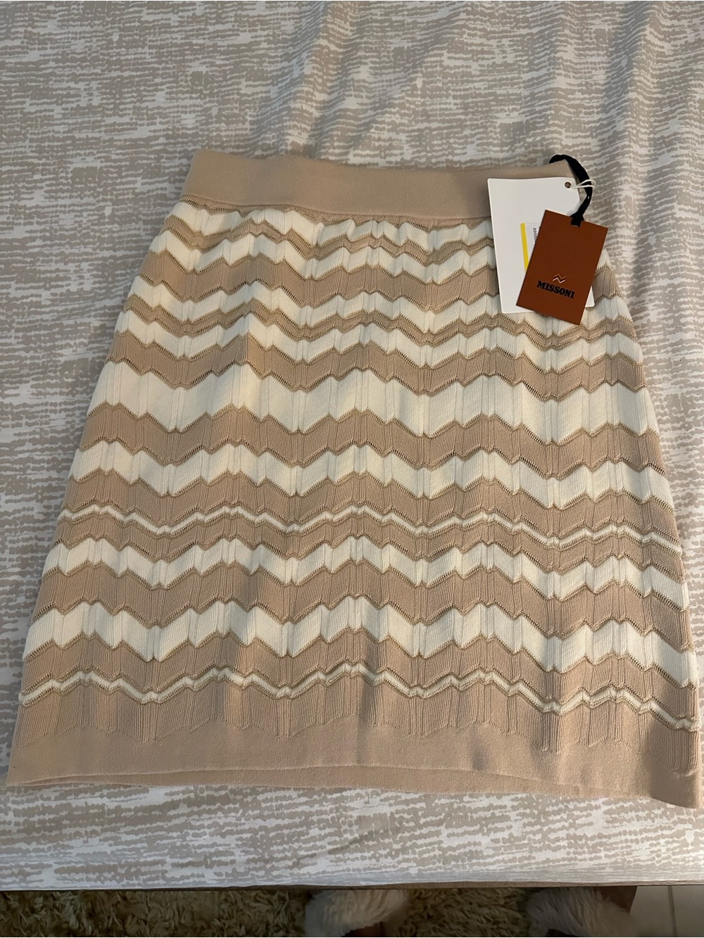 MISSONI crotchet-knit skirt